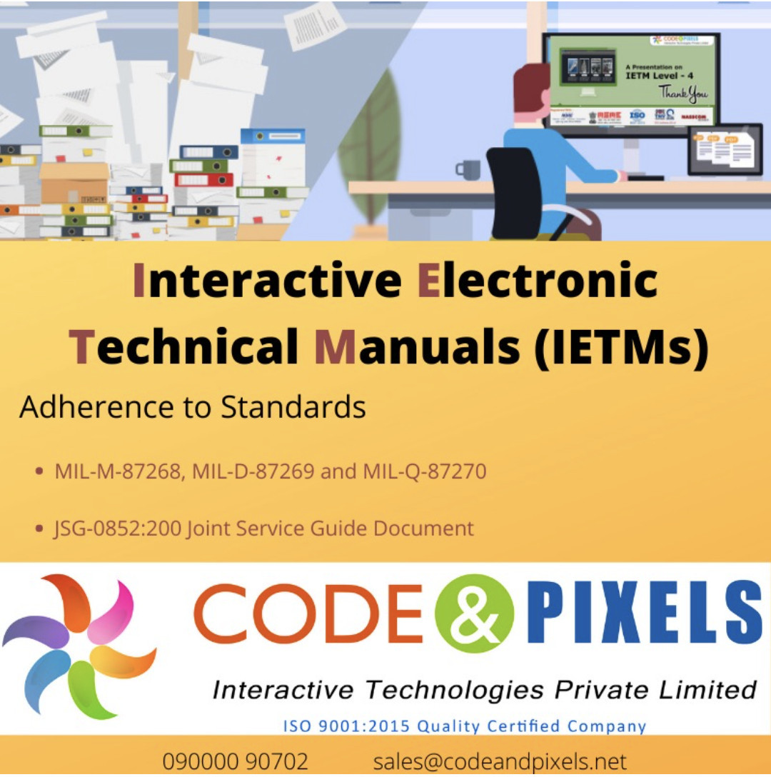 IETM IV and S1000D | Code and Pixels Interactive Technologies Pvt Ltd