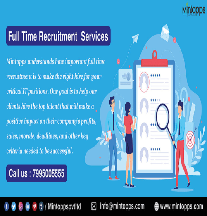 Full time IT recruitment services hyderabad