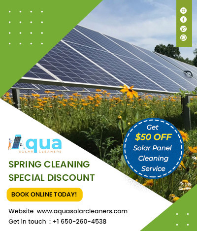 Aqua Solar Panels Cleaning Company California | Book Now