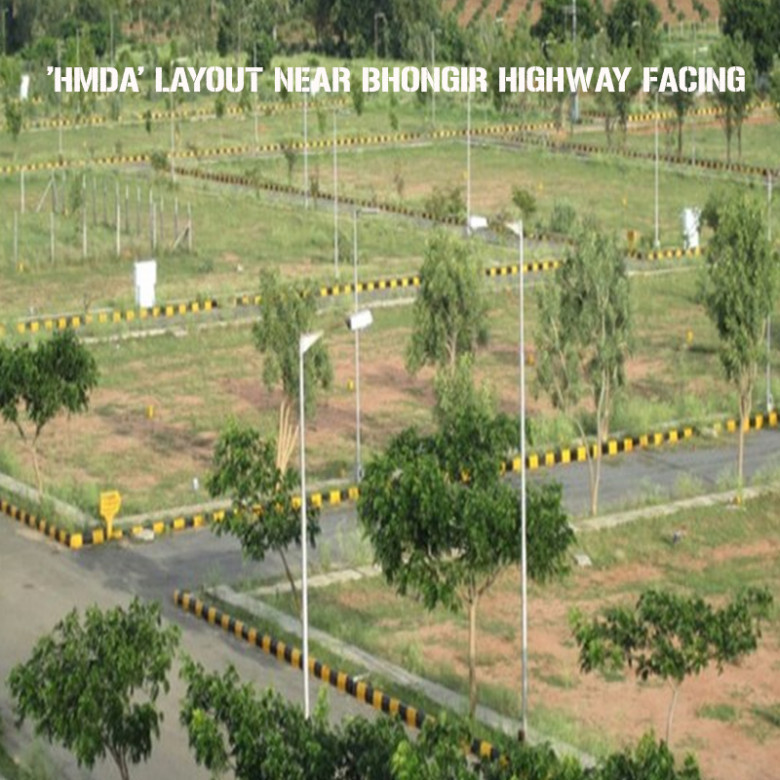 hmda layout near bhongir highway facing