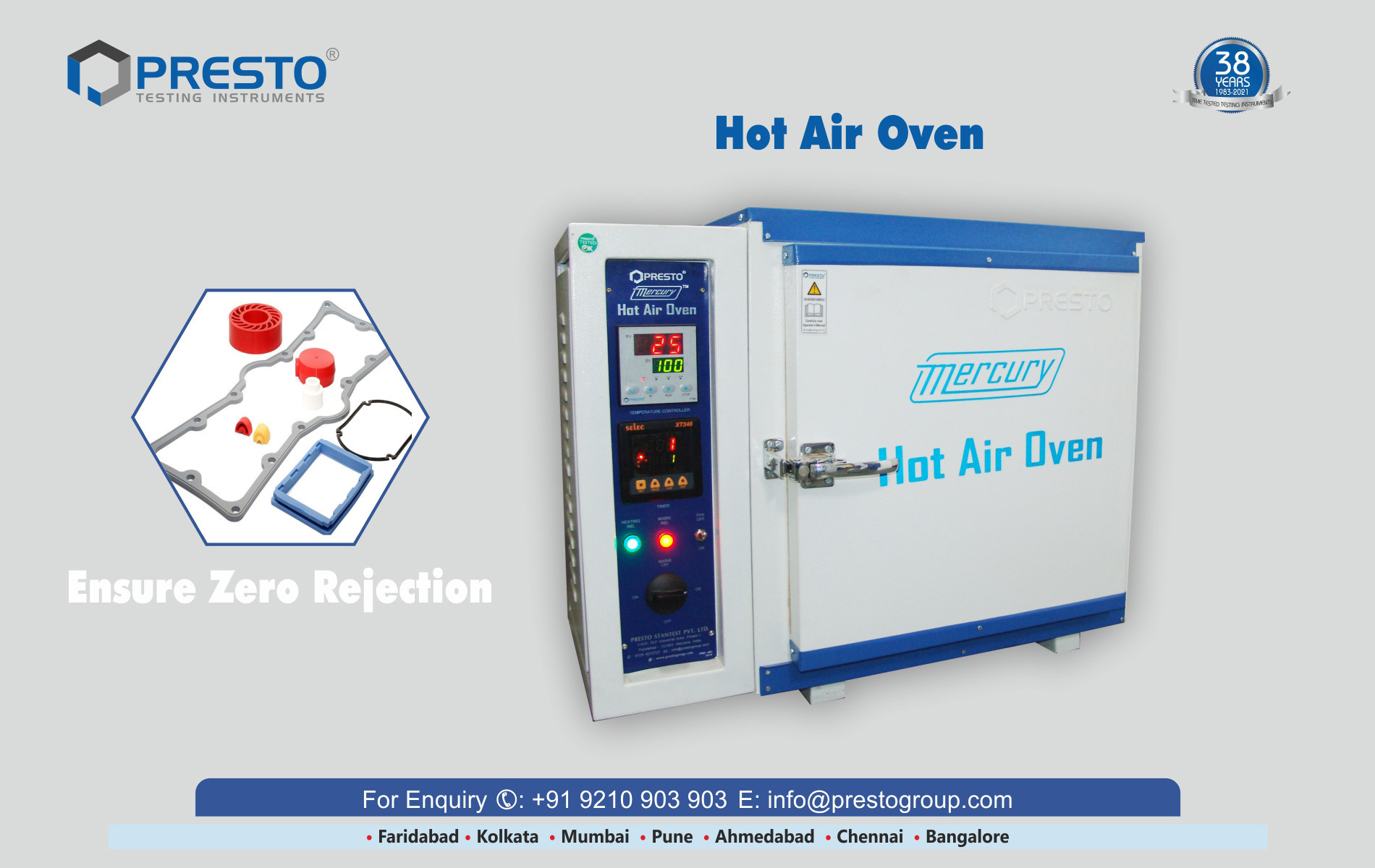 Hot Air Oven Manufacturer, Supplier and Exporter in India
