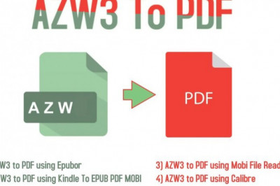 How To Convert AZW3 To PDF Format: Apex Solutions Limited
